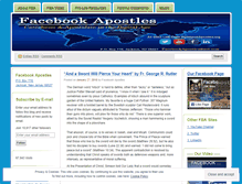 Tablet Screenshot of facebookapostles.org